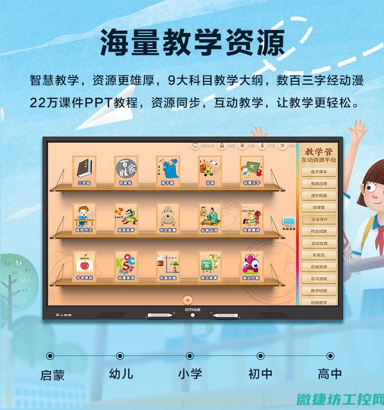 触摸屏在教育领域的应用及其优势探讨