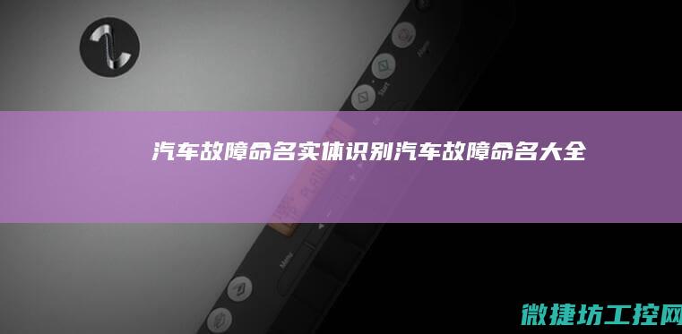 汽车故障命名实体识别 (汽车故障命名大全)