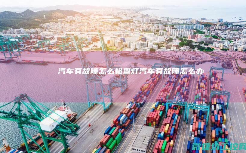汽车有故障怎么检查灯 (汽车有故障怎么办)