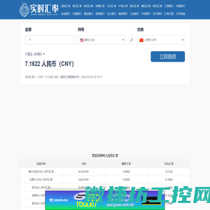 实时汇率网